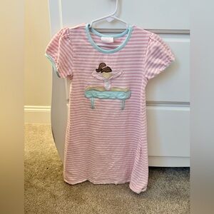 Stitchy Fish Gymnast Appliqué Dress